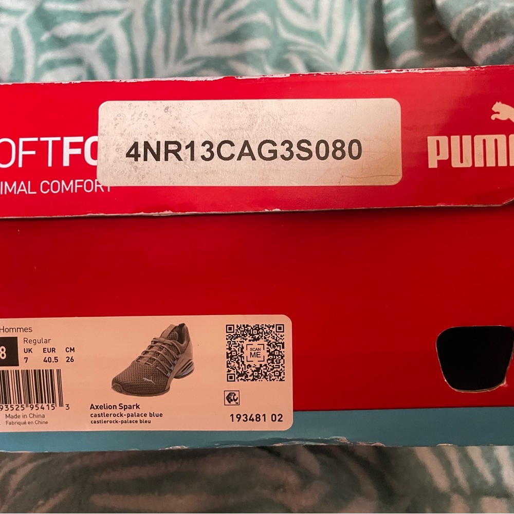 Puma~AXELION SPARK~ {CastleRock-Palace Blue}